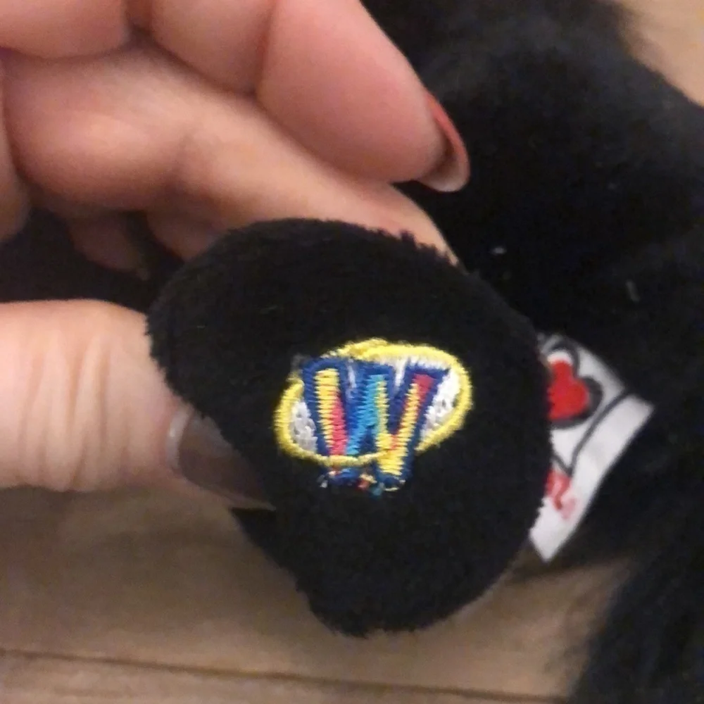 Ganz Black Stallion Horse Plush Webkinz No Code Pony Stuffed Animal
